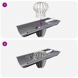 Gutter Leaf Guard 8 pcs Silver 110 mm Stainless Steel 42019389