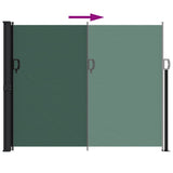 Retractable Side Awning Dark Green 160x500 cm 4004440