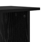 Coffee Table 2 pcs Black Oak 40 x 30 x 49 cm Engineered Wood 8001066