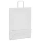 Paper Bags 250 pcs with Handles White 32x12x42 cm 4101844