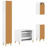 4 Piece Bathroom Cabinet Set ARNHEM High Gloss White 3417931