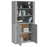 Highboard Grey Sonoma Engineered Wood 3185365