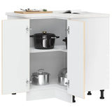 Kitchen Corner Base Cabinet Lucca Sonoma Oak Engineered Wood 853750