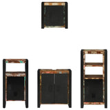 Bathroom Furniture Set 4 pcs Multicolour Solid Reclaimed Wood 3305649