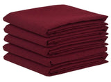 Table Cloth 5 pcs Rectangular Wine Red 140 x 140 cm 42040330