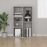 Book Cabinet/Sideboard Grey Sonoma 50x25x80 cm Engineered Wood 826612