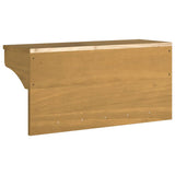 Wall-mounted Coat Rack SANDNES 87x30x42 cm Solid Wood Pine 4010473