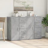 Sideboards 2 pcs Concrete Grey 59x39x80 cm Engineered Wood 3276633