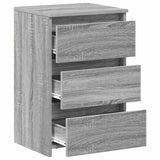 Bed Cabinets 2 pcs Grey Sonoma 40x35x62.5 cm Engineered Wood 815174