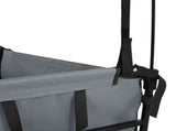 Folding Hand Trolley Grey 105 x 56.5 x 116 cm Oxford Cloth 42020664