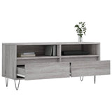 TV Cabinet Grey Sonoma 100x34.5x44.5 cm Engineered Wood 831242