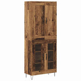 Highboard Old Wood 69.5 x 34 x 180 cm Engineered Wood 3403168