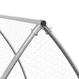 Rabbit Hutch Silver 105x300x120 cm Galvanised Steel 3281528