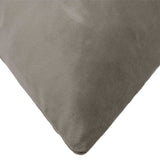 Cushion with Pillow HEERLEN 2 pcs Light Grey Velvet 928188