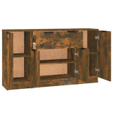 Sideboards 3 pcs Smoked Oak Engineered Wood 3115833