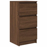 Sideboard Brown Oak 37.5x35x76 cm Engineered Wood 861730