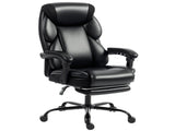 Adjustable Office Chair Reclining Computer Desk Chair with Footrest, Armrest, Casters, Black T3398P551768