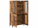 Highboard Old Wood 69.5 x 34 x 180 cm Engineered Wood 3415762