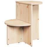 Coffee Table Natural 50 x 40 x 50 cm Solid pine wood 873526