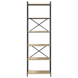 Bookshelf Sonoma Oak 60 x 30 x 189.5 cm Engineered Wood 868378
