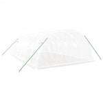 Greenhouse with Steel Frame White 24 m² 6x4x2 m 3188073