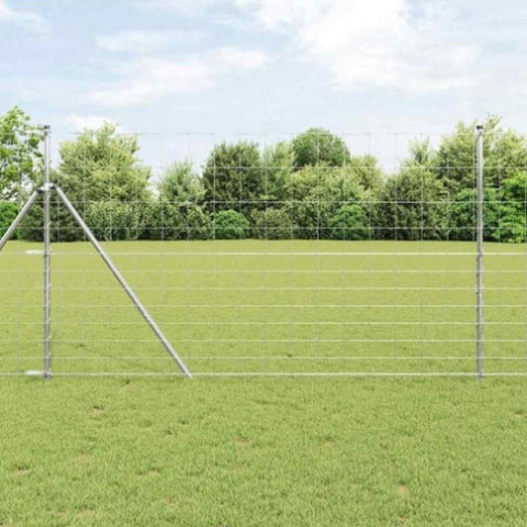Field Fence Silver 50 x 1.4 m Galvanised steel 42005843