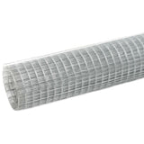 Chicken Wire Fence Galvanised Steel 10x1.5 m Silver 143613
