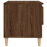 Bedside Tables 2 pcs Brown Oak 50x46x50 Engineered Wood 819547