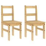 ZNTS 4 Piece Dining Set Panama Solid Wood Pine 3345176