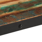 Coffee Table with Wheels Solid Reclaimed Wood 100x55x26 cm 371684