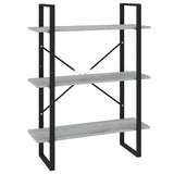 5-Tier Book Cabinet Grey Sonoma 80x30x175 cm Engineered Wood 3114017