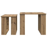 Coffee Table Set 2 pcs Artisan Oak 50 x 52 x 42 cm 8000131