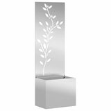 Garden Privacy Screen Silver 50 x 32 x 150 cm Galvanised steel 876481