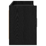 TV Cabinet 168 x 33 x 47 cm Black Oak Engineered Wood 8011180