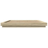 Bed Frame without Mattress Sonoma Oak 180x200 cm Super King 3281170