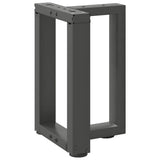 Coffee Table Legs T-Shaped 2 pcs Anthracite 38x25x cm Steel 4013026
