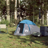 ZNTS Camping Tent Dome 1-Person Blue Waterproof 94789