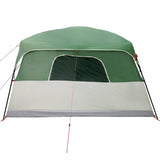 ZNTS Family Tent Cabin 9-Person Green Waterproof 94539