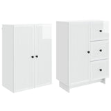 Cabinet Set 2 pcs 66 x 34.5 x 90 cm Engineered Wood 3416398