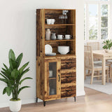 Highboard Old Wood 69.5 x 34 x 180 cm Engineered Wood 3415647