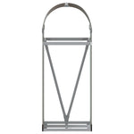 ZNTS Log Holder Brown 40x45x100 cm Galvanised Steel 364567