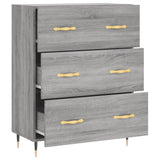 Sideboard Grey Sonoma 69.5x34x90 cm Engineered Wood 827834