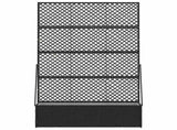 Garden Trellis Planter Black 105 x 30 x 170 cm Metal 366617