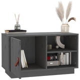 TV Cabinet Grey 70x34x40 cm Solid Wood Pine 818237