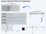 3 x 3 Pop Up Gazebo, UPF 30 with 2 Sidewalls, Leg Weight Bags and Wheeled Bag, Height T3398P315379