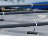 3 x 3m Retractable Roof Metal Pergola - Grey T3398P317633
