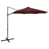 Cantilever Garden Parasol Bordeaux red 312342