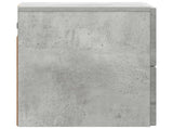 Wall-Mounted Bedside Cabinet Concrete Grey 33 x 34.5 x 40 cm 898471