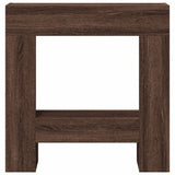 ZNTS Fireplace Surround Brown Oak 81x18x82 cm Engineered Wood 854604