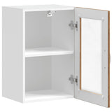 Kitchen Wall Cabinet with Glass Door Porto Old Wood 854015